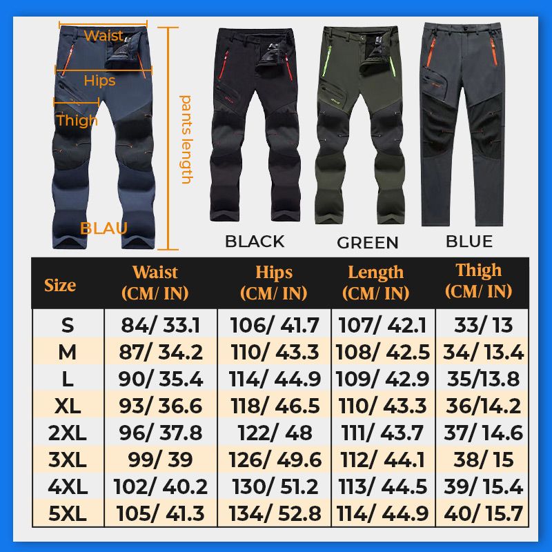 Edward – Wasserdichte & Schnell Trocknende Outdoorhose