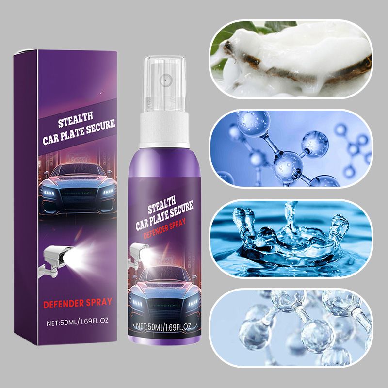 PlateShield - 50 ML - Autokennzeichen Unsichtbares Spray | 1+1 GRATIS