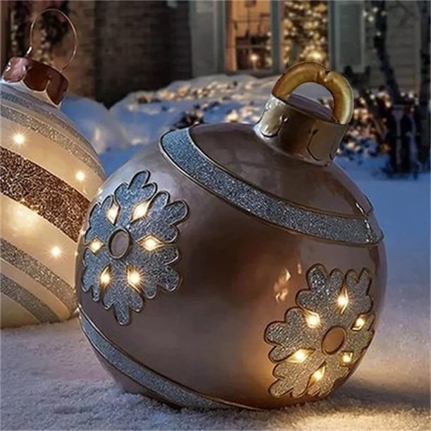 GlowSphere – Outdoor Weihnachts-PVC-Aufblasbare Dekokugel