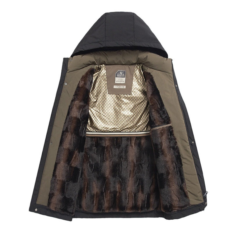 Charles – Herren Winter Thermo Parka mit Kapuze