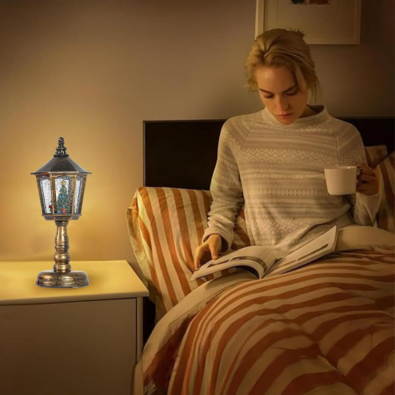 NordicGlow – Weihnachtslichter-Schneenachtlicht mit Musik