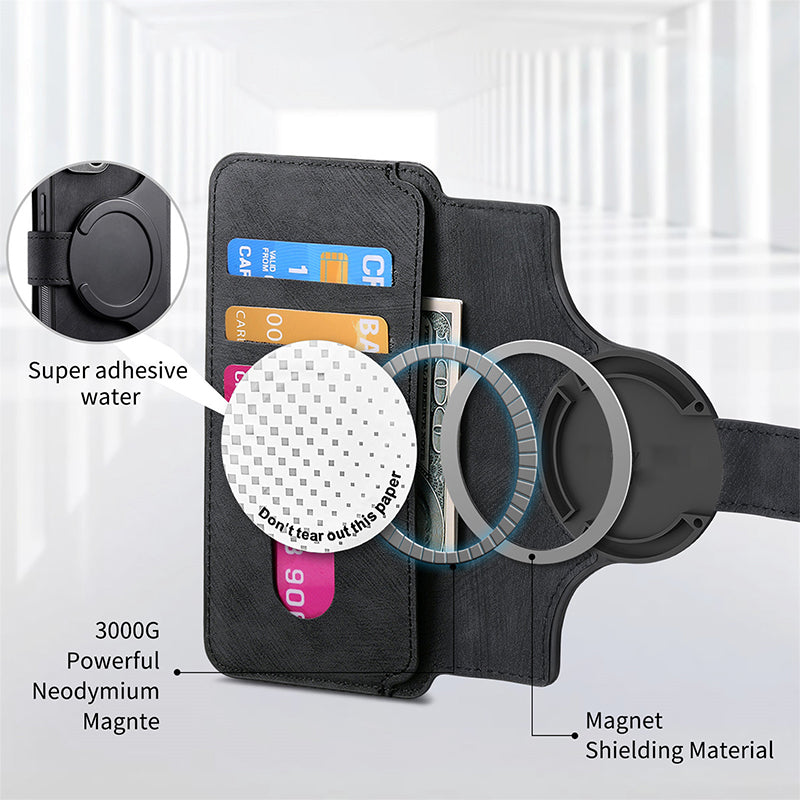 MagnoCase™ 3-in-1 Leder-Etui – Abnehmbar, Magnetisch & Rundum-Schutz für dein Handy