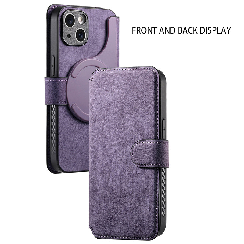 MagnoCase™ 3-in-1 Leder-Etui – Abnehmbar, Magnetisch & Rundum-Schutz für dein Handy