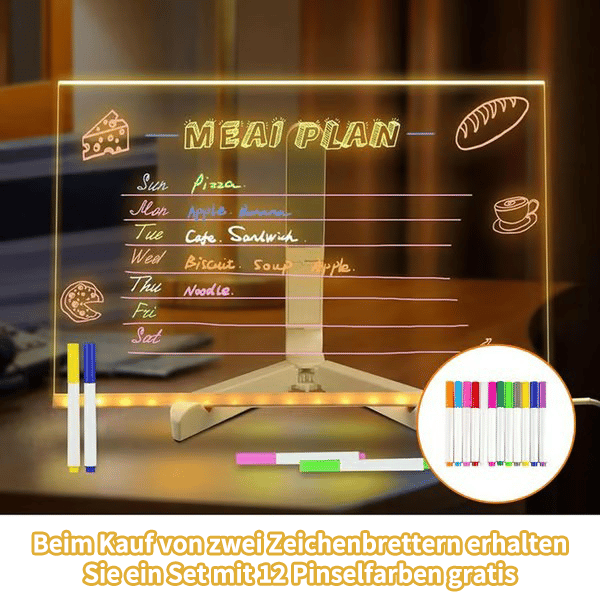 LumiNote – Wiederbeschreibbare LED-Tafel