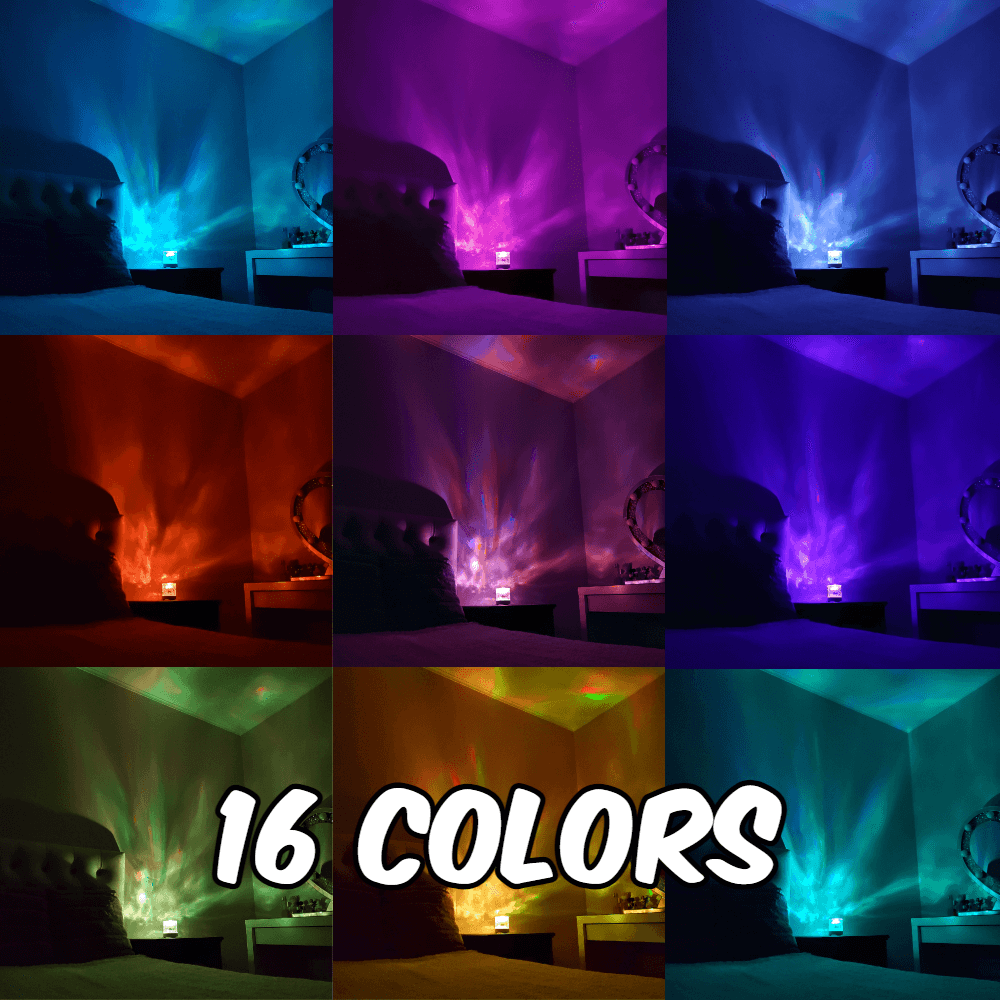 AuroraShine – Kabellose Nordlicht-Lampe