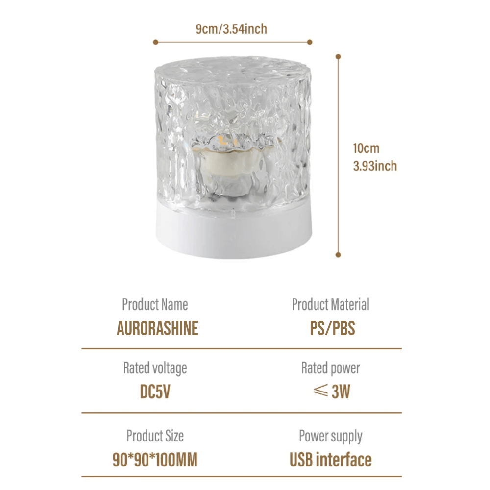 AuroraShine – Kabellose Nordlicht-Lampe