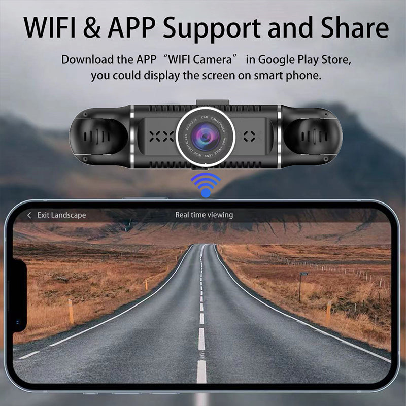 DriveSecure™ Professionelle 4-Kanal 1080P Dashcam | 50% RABATT
