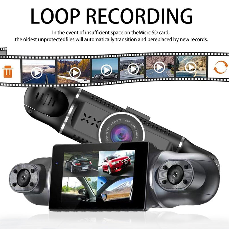 DriveSecure™ Professionelle 4-Kanal 1080P Dashcam | 50% RABATT
