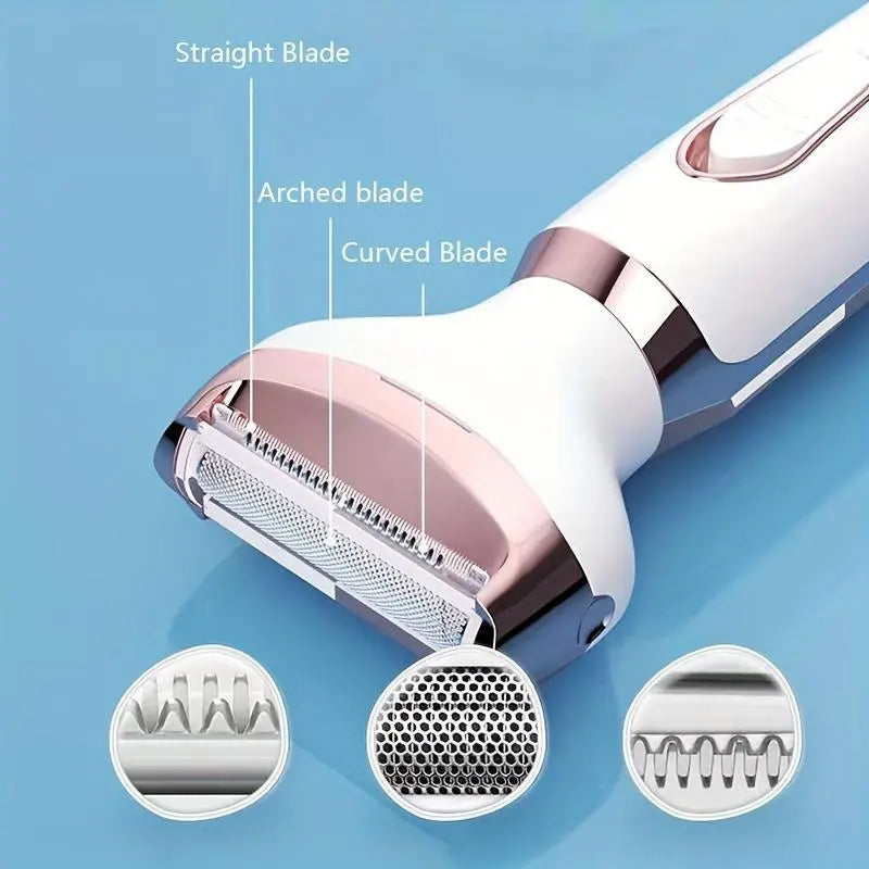 SilkyGlow™ 4-in-1 Kabelloser Damenrasierer