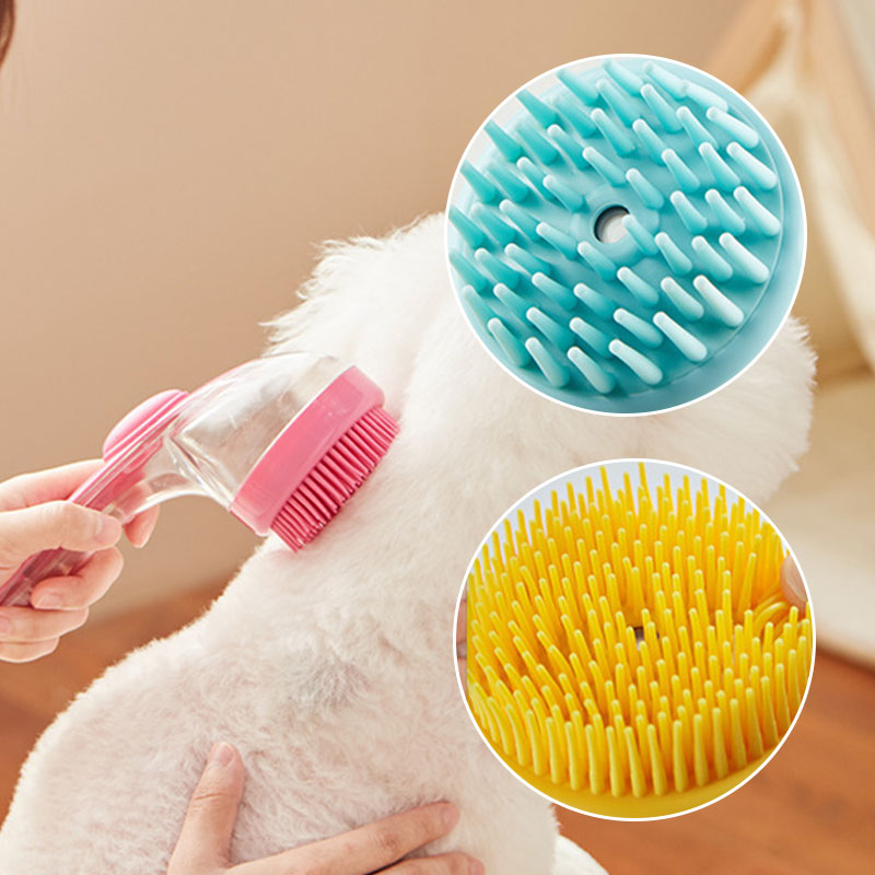 PetCarePro – Haustier-Badebürste mit langem Griff & Shampoo-Spender | 1+1 GRATIS