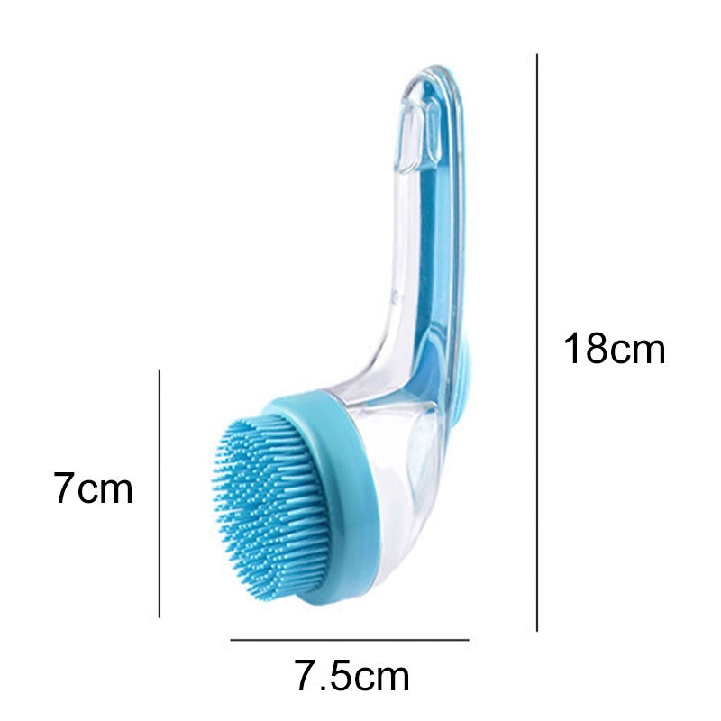 PetCarePro – Haustier-Badebürste mit langem Griff & Shampoo-Spender | 1+1 GRATIS