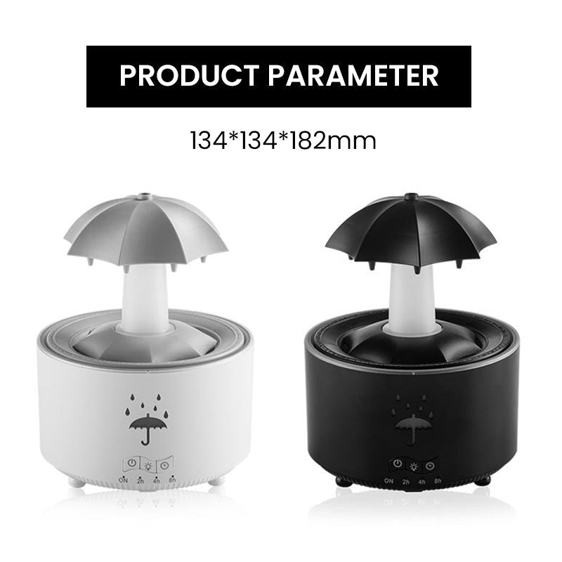 AeroDrop Aroma – 7-Farben LED & entspannender Duftnebel