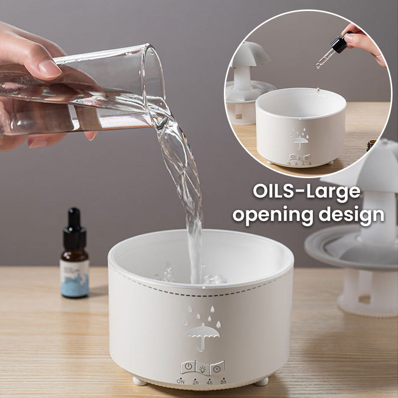 AeroDrop Aroma – 7-Farben LED & entspannender Duftnebel