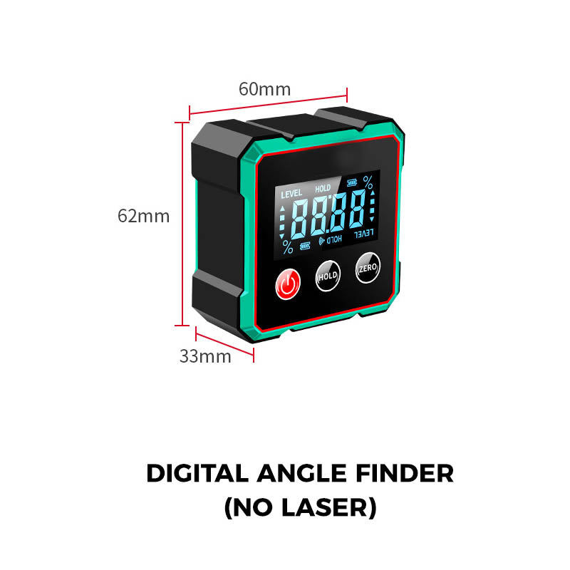 AnglePro™ Digitaler Winkelmesser mit Magnet & Laser