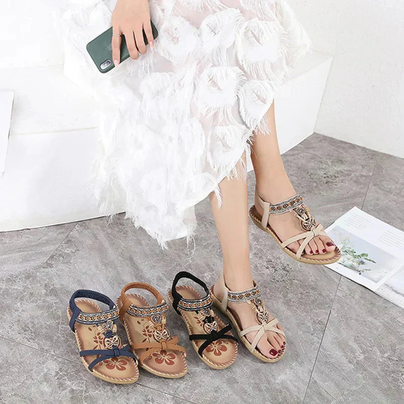 Neue Sandalen im Bohème-Stil