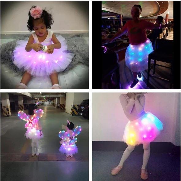 LumiBallet – Magischer LED Tutu-Rock | 1+1 GRATIS
