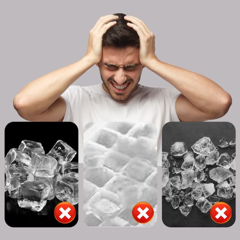 Tragbarer Silikon-Eiswürfelbereiter | 2+2 GRATIS