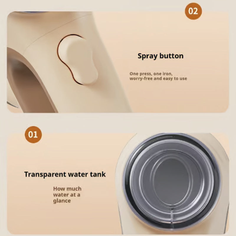 Tragbarer Handdampfreiniger für Kleidung