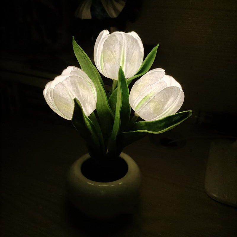 LumaBloom – LED Tulpen Nachtlicht-Tischlampe