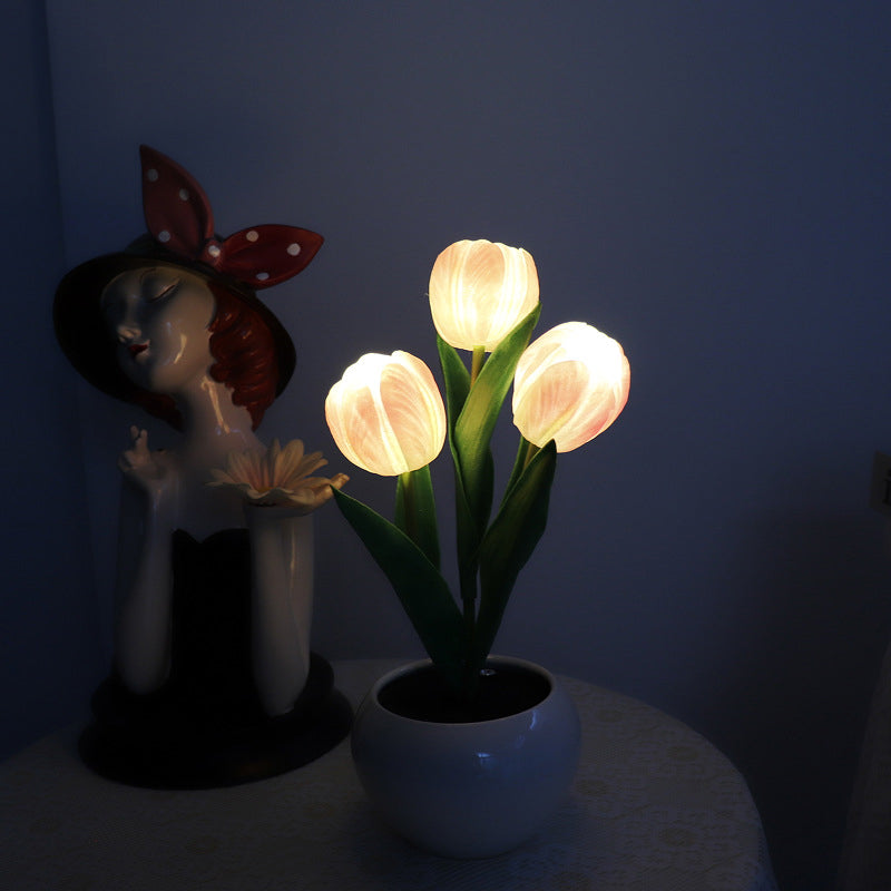 LumaBloom – LED Tulpen Nachtlicht-Tischlampe
