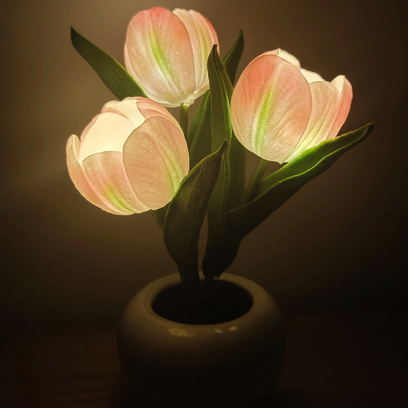 LumaBloom – LED Tulpen Nachtlicht-Tischlampe