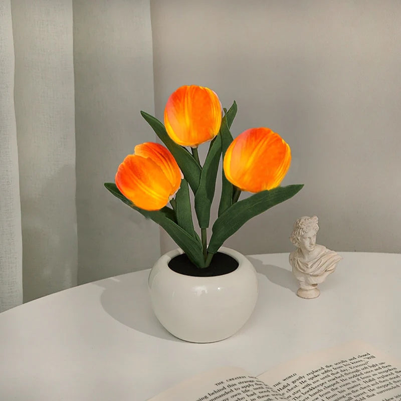LumaBloom – LED Tulpen Nachtlicht-Tischlampe