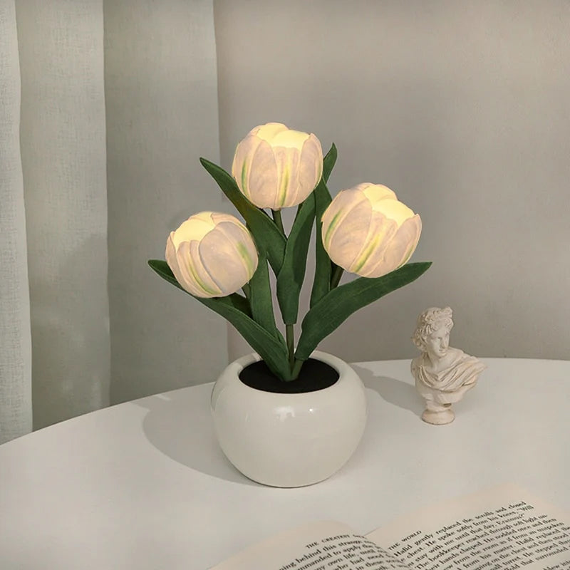 LumaBloom – LED Tulpen Nachtlicht-Tischlampe