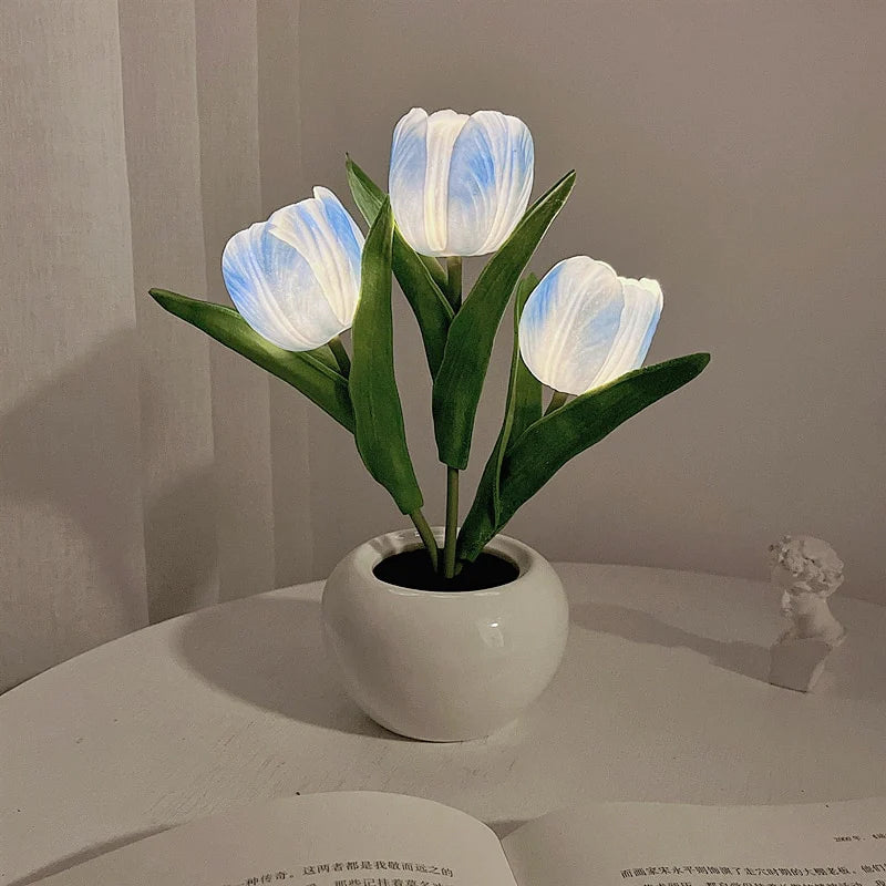 LumaBloom – LED Tulpen Nachtlicht-Tischlampe