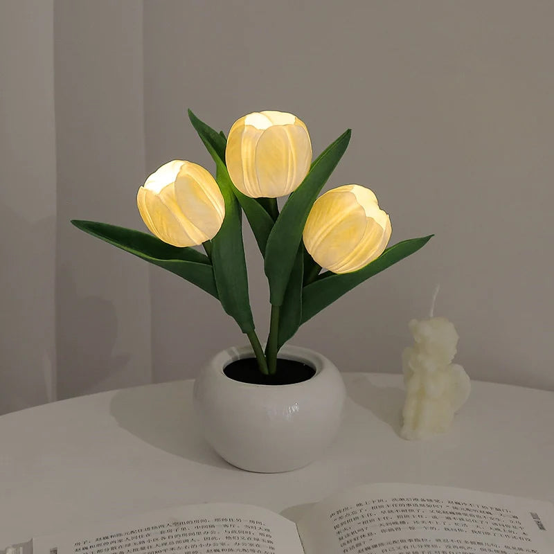 LumaBloom – LED Tulpen Nachtlicht-Tischlampe