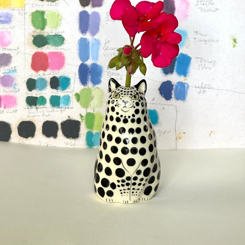 DottyCat™ – Vase mit Katzencharme | 1+2 GRATIS