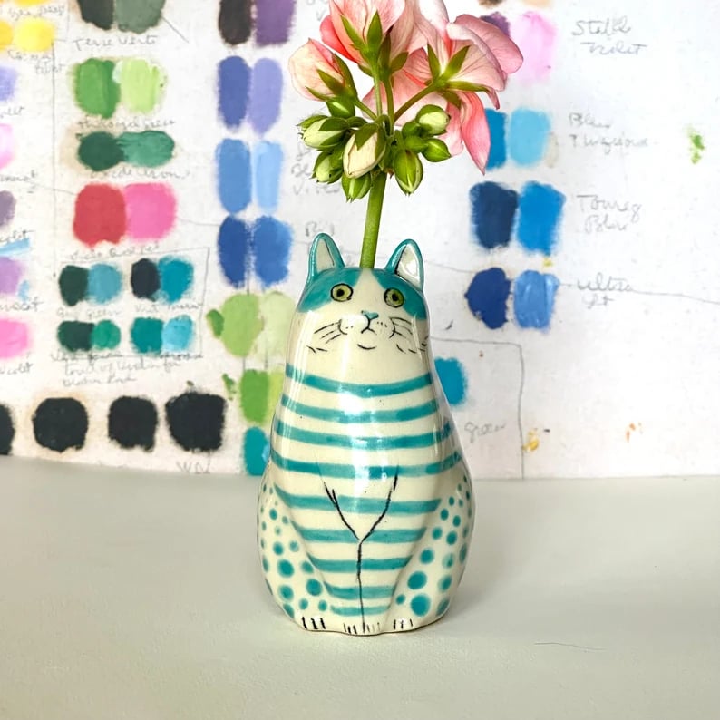DottyCat™ – Vase mit Katzencharme | 1+2 GRATIS