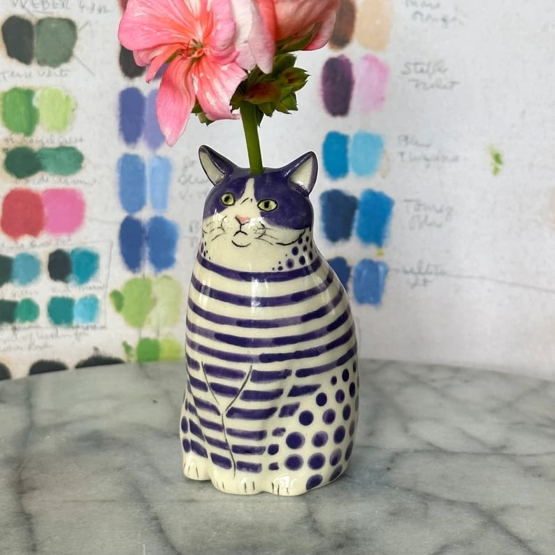 DottyCat™ – Vase mit Katzencharme | 1+2 GRATIS