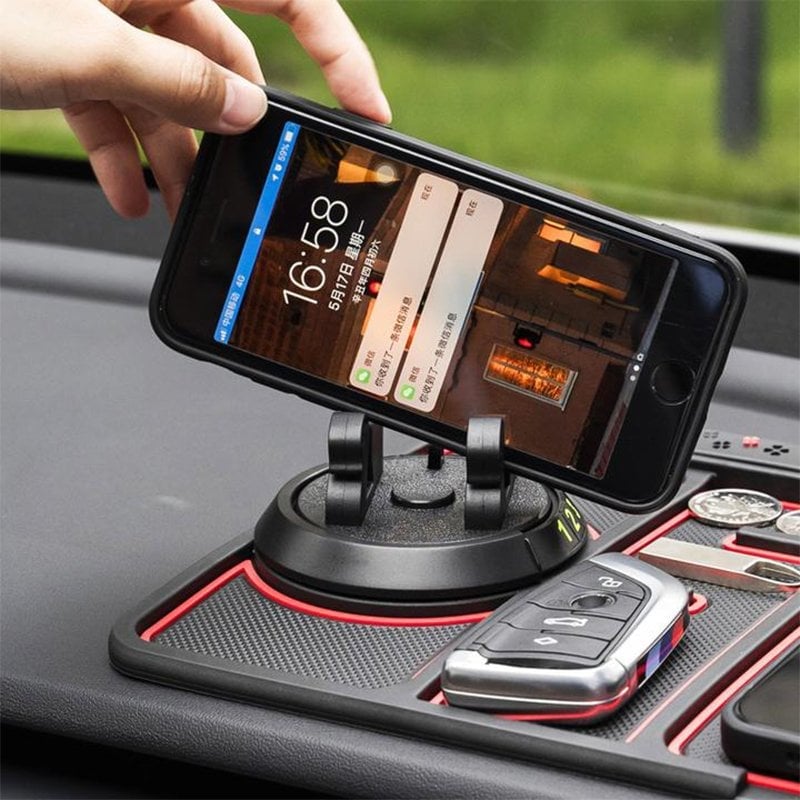 CarMate – 4-in-1 Anti-Rutsch-Auto-Matte mit Handyhalter | 1+1 GRATIS