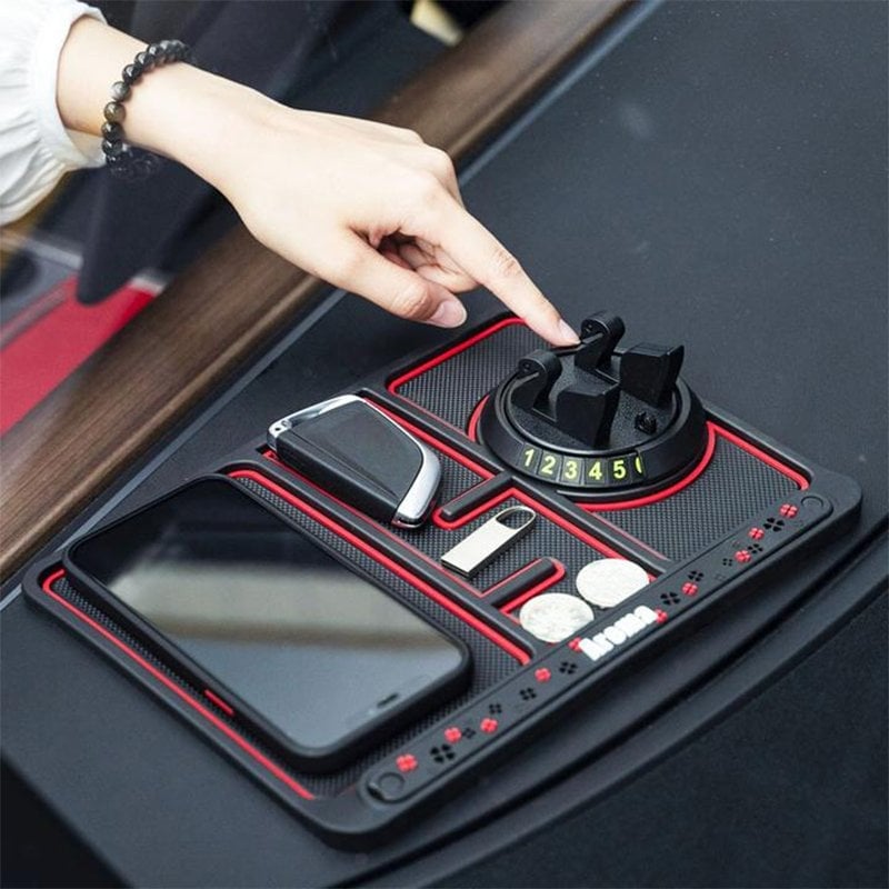 CarMate – 4-in-1 Anti-Rutsch-Auto-Matte mit Handyhalter | 1+1 GRATIS