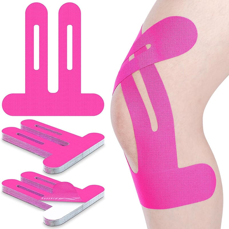 KneeFlex™ – Vorge­schnittenes Kinesiologie-Tape für Knie (6 Stück) | 50% Rabatt