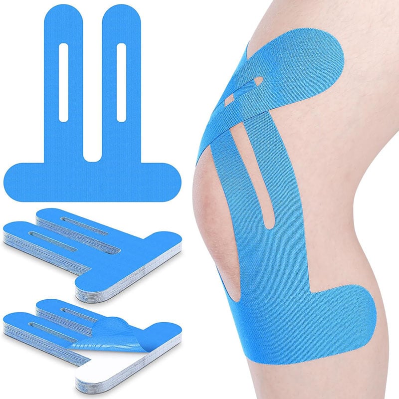 KneeFlex™ – Vorge­schnittenes Kinesiologie-Tape für Knie (6 Stück) | 50% Rabatt