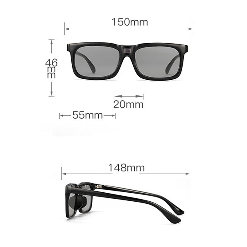 LumiShade™ Stilvolle polarisierte Sonnenbrille mit Lichtsensor