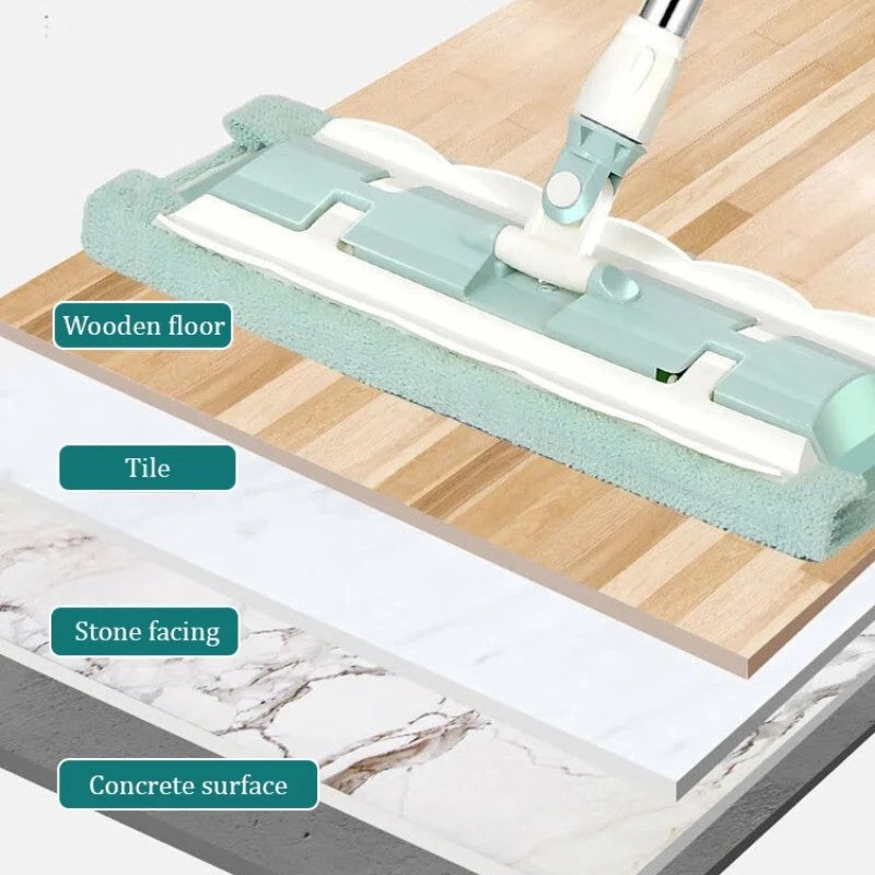 EasyWisch™ – Der smarte Flachmopp mit Edelstahlgriff für müheloses Reinigen | 50% RABATT