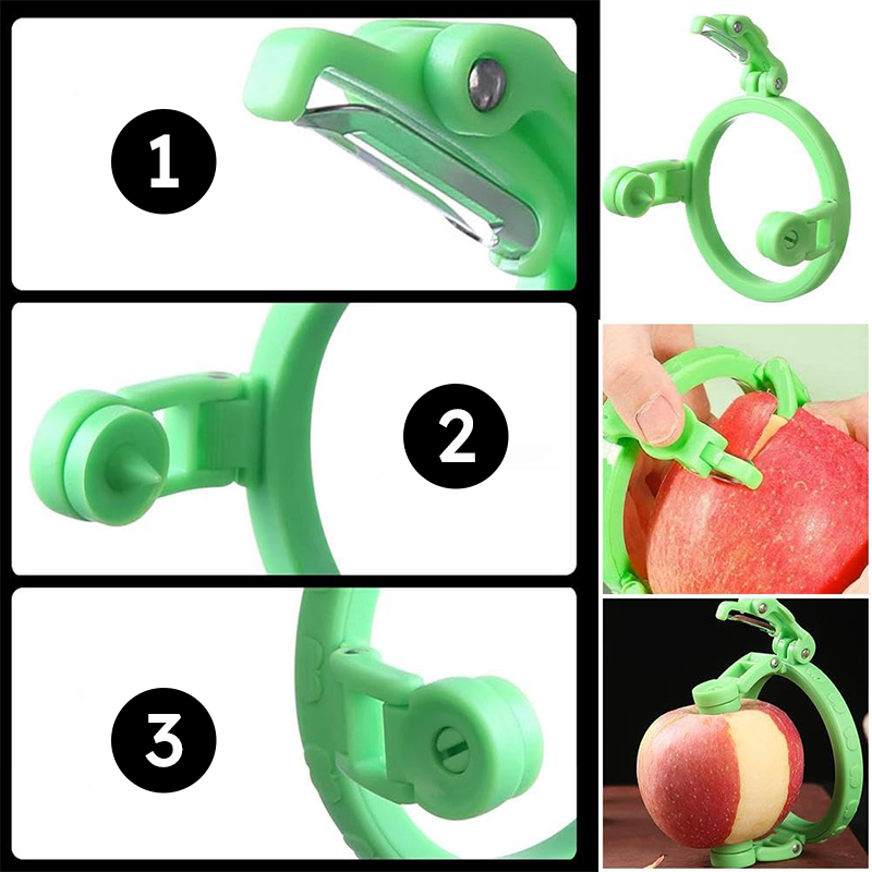 PeelMaster™ – Universeller Manueller Apfelschäler | 1+2 GRATIS
