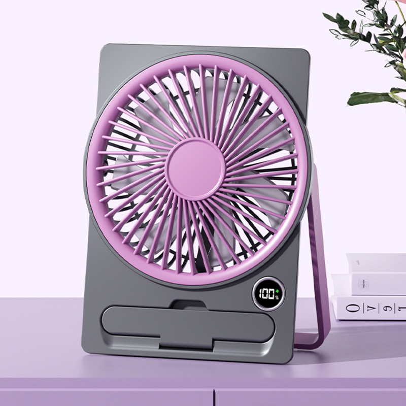 Ultraflacher, wiederaufladbarer Mini-Ventilator mit USB-Anschluss