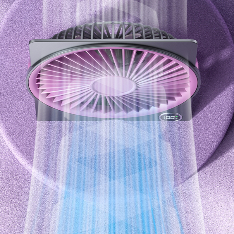 Ultraflacher, wiederaufladbarer Mini-Ventilator mit USB-Anschluss