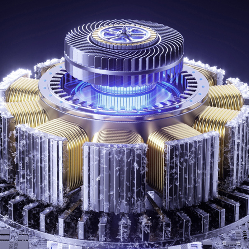 Ultraflacher, wiederaufladbarer Mini-Ventilator mit USB-Anschluss