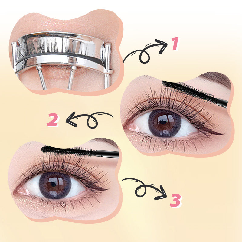 CurlLux™ 3D Schwarze Locken-Mascara | 1+1 GRATIS