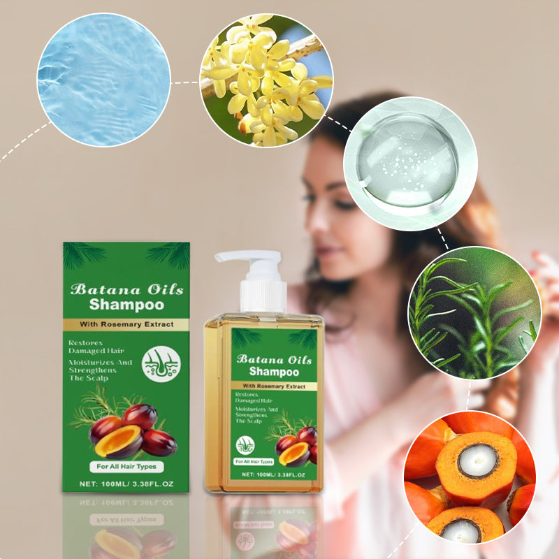 BatanaGlow™ 100ml Shampoo Mit Rosmarinextrakt | 1+1 GRATIS