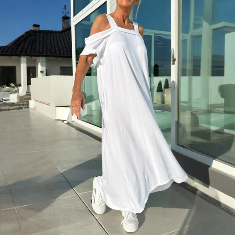 EleganceBreeze – Maxikleid | 50% Rabatt