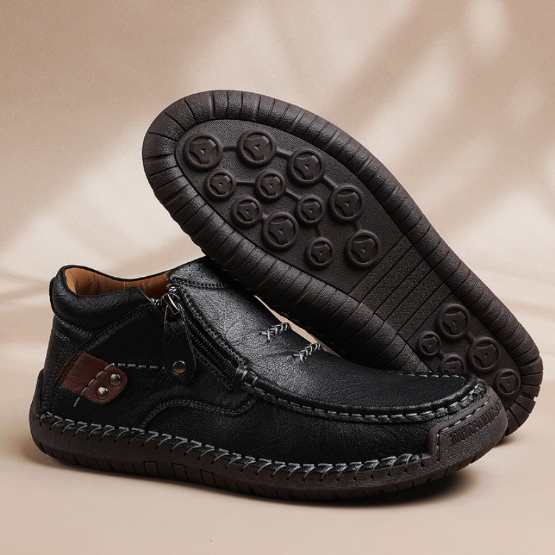 Jacob – Retro-inspirierte PU-Herrenschuhe