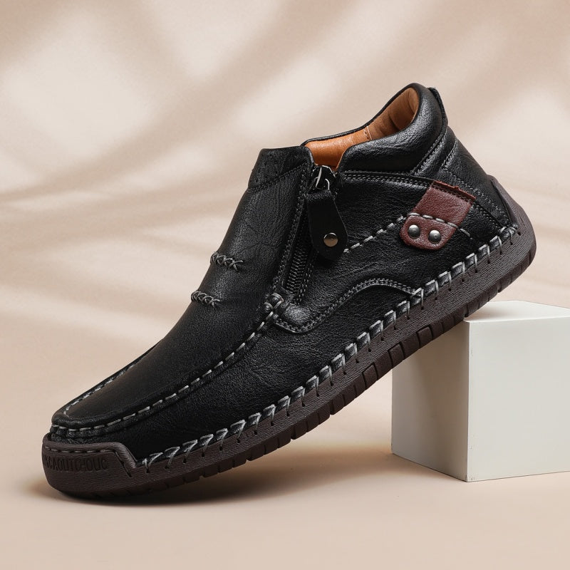 Jacob – Retro-inspirierte PU-Herrenschuhe