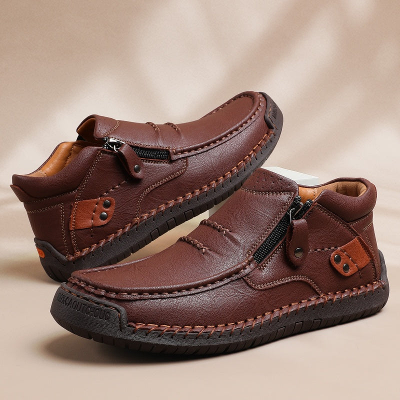 Jacob – Retro-inspirierte PU-Herrenschuhe