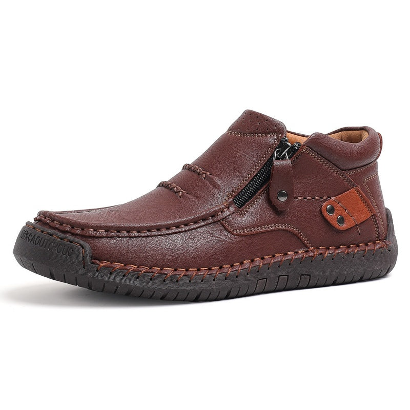 Jacob – Retro-inspirierte PU-Herrenschuhe