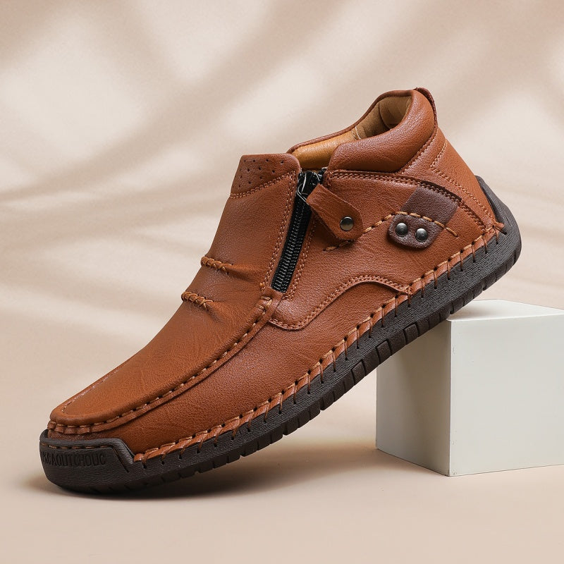 Jacob – Retro-inspirierte PU-Herrenschuhe